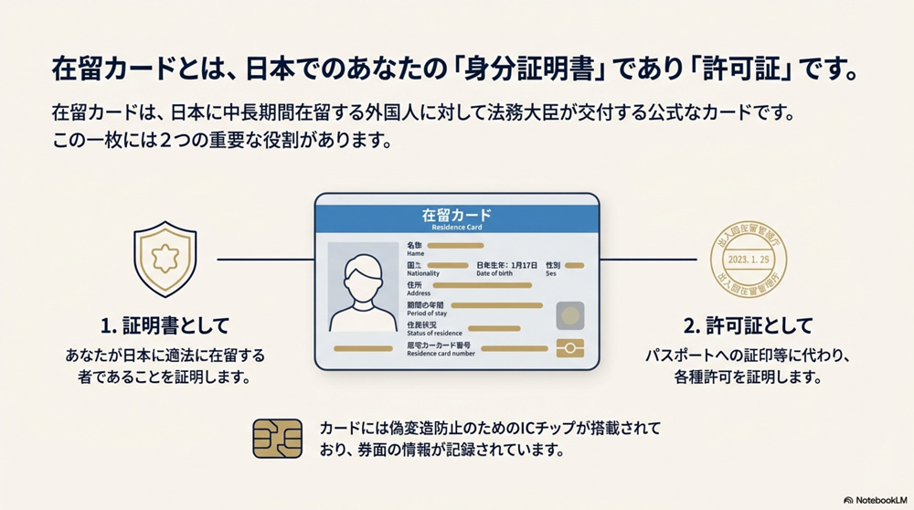 在留カードの役割