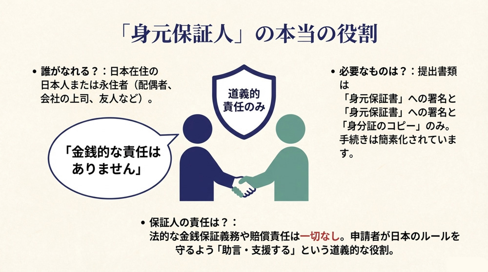身元保証人についての注意