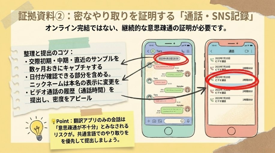 SNS記録・通話記録の整理と提出の手順