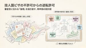 技人国ビザの不許可からの逆転許可
