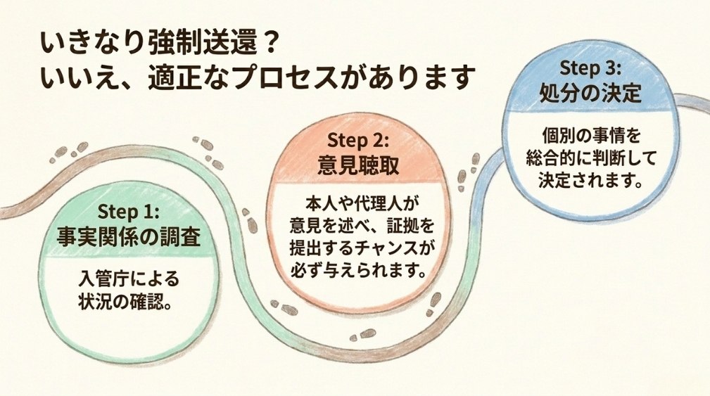 取消事由に該当したらどうなる?(調査から処分までの流れ)
