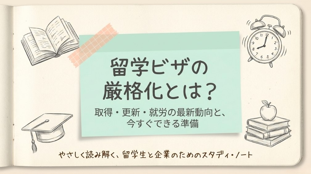 留学ビザの厳格化とは?