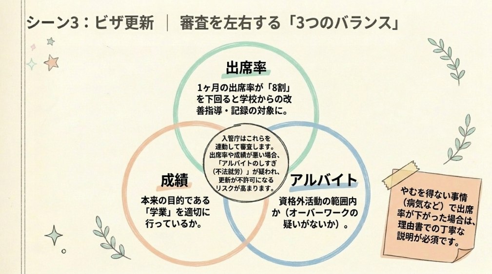 ③在留期間更新の厳格化